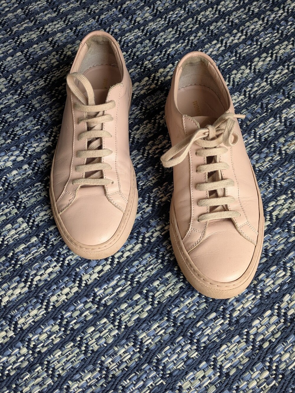 Common Projects Leather Sneakers in Light Pink